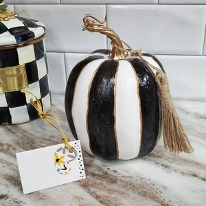 Handpainted Whimsical Decor Pumpkin 🖤